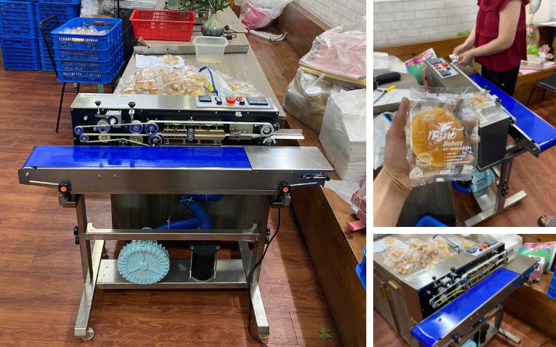 Kĩ thuật giao máy hàn túi thôi khí có indate 1000