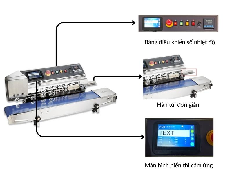 Máy hàn miệng túi in date - in phun Yamafuji FPM-150E chính hãng