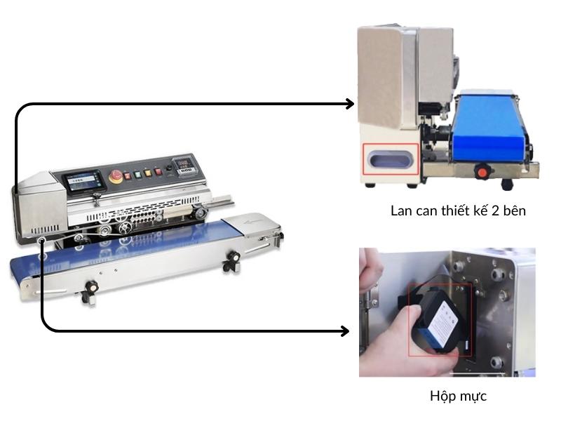 Máy hàn miệng túi in date - in phun Yamafuji FPM-150E chính hãng