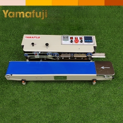 Máy dán miệng túi liên tục in date Yamafuji FRD-1000WP