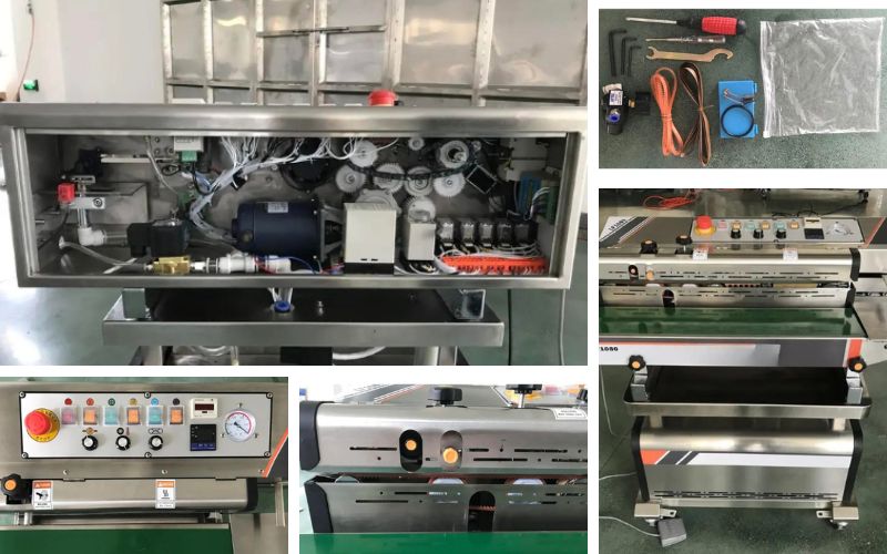 Cấu tạo máy hàn miệng túi Yamafuji LF1080
