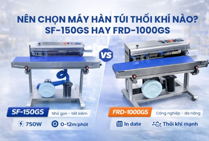 Nên mua máy hàn túi thổi khí Yamafuji SF-150GS hay FRD-1000GS