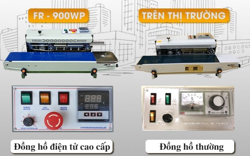 sự khác biệt về đồng hồ điện tử của FR-900WP 
