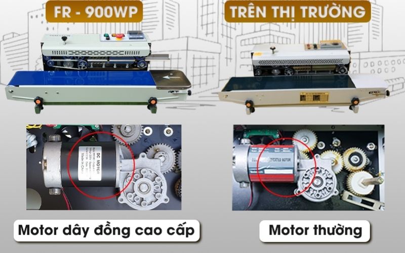 sự khác biệt về motor dây của FR-900WP 