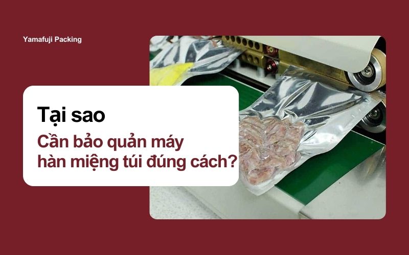 Tại sao cần bảo quản máy hàn miệng túi đúng cách?