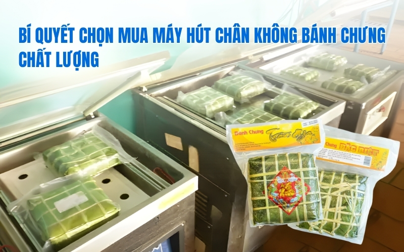 Bí quyết chọn mua máy hút chân không bánh chưng chất lượng