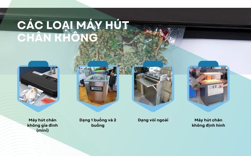 Các loại máy hút chân không phổ biến hiện nay  
