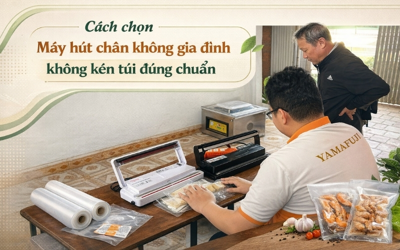 Cách chọn máy hút chân không gia đình không kén túi đúng chuẩn