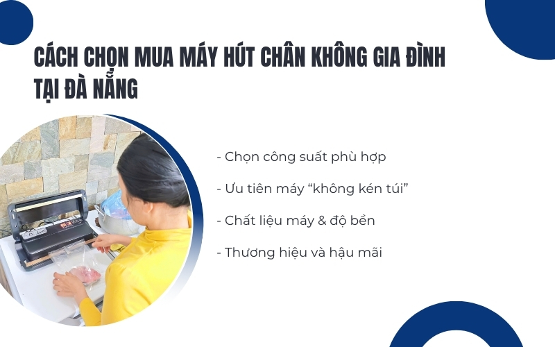 Cách chọn mua máy hút chân không gia đình tại Đà Nẵng