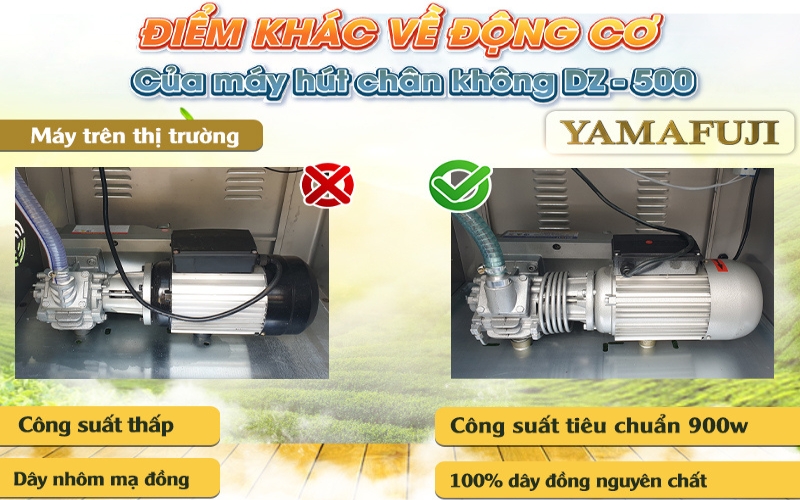 Động cơ máy hút chân không Yamafuji DZ-5002E