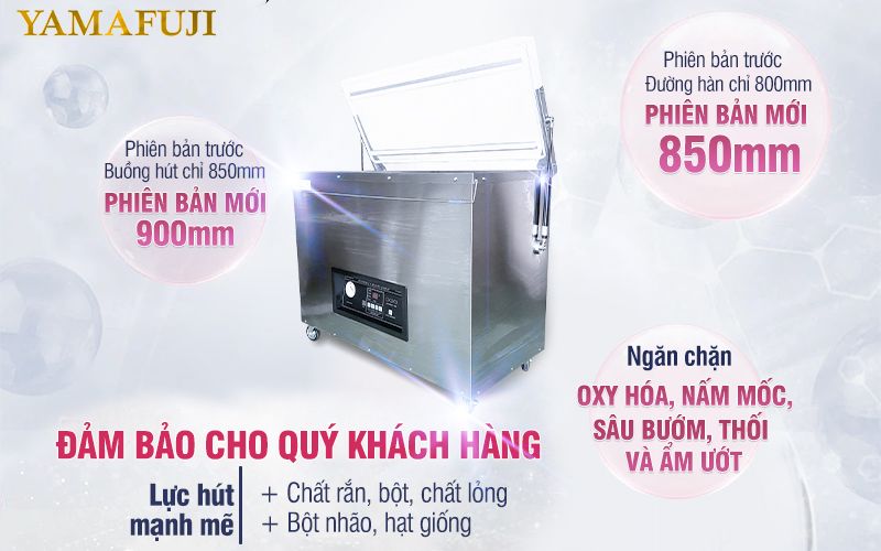 Kích thước buồng hàn lớn, thanh hàn kép siêu dài
