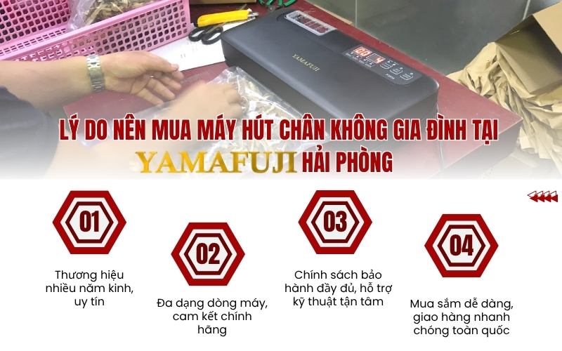 Lý do nên mua máy hút chân không gia đình tại Yamafuji Hải Phòng