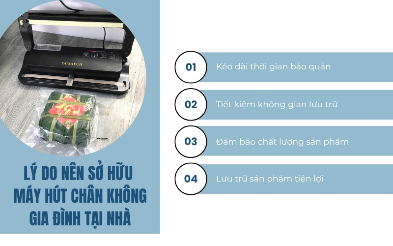 Lý do nên sở hữu máy hút chân không gia đình tại nhà