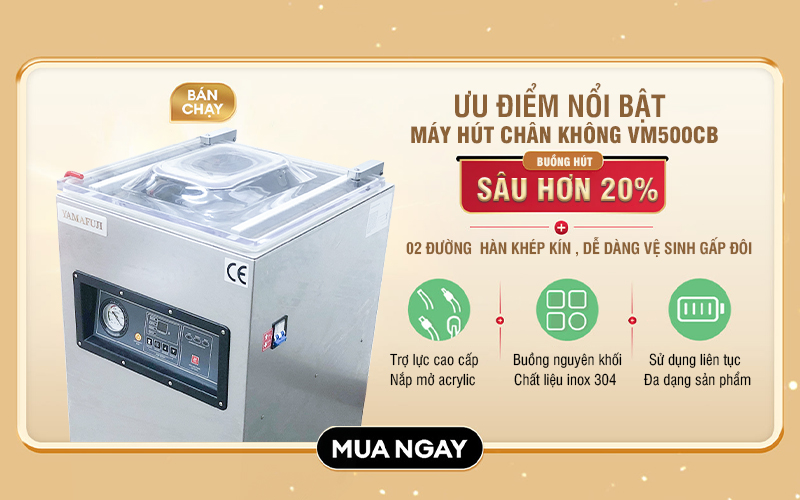 máy hút chân không Yamafuji VM-500CB