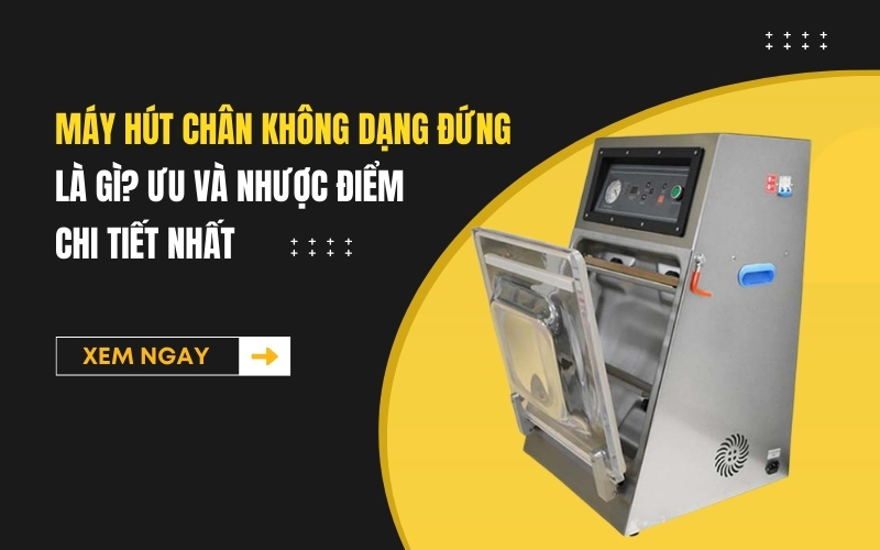 Máy hút chân không dạng đứng là gì Ưu và nhược điểm chi tiết nhất