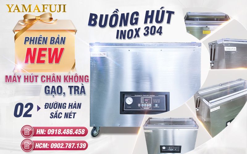 Máy hút chân không gạo, trà Yamafuji DZ-850/2E New