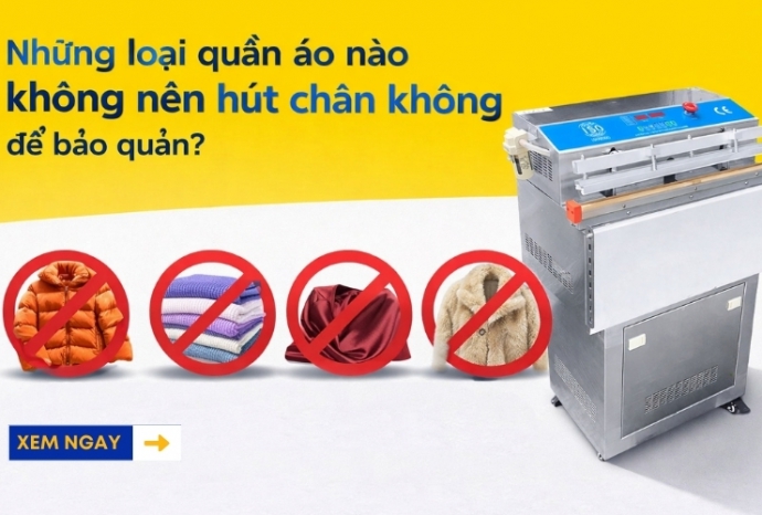 Những loại quần áo nào không nên hút chân không để bảo quản