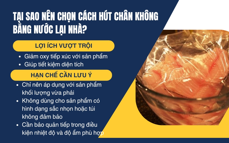 Tại sao nên chọn cách hút chân không bằng nước lại nhà?