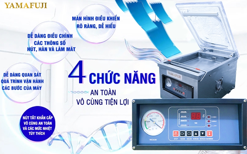 Thiết kế tổng quan của máy hút chân không DZ-260C