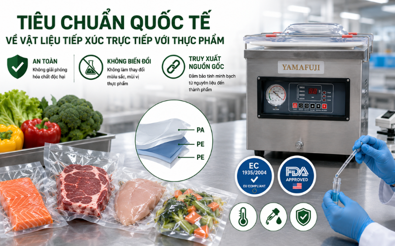 Tiêu chuẩn quốc tế về vật liệu tiếp xúc trực tiếp với thực phẩm