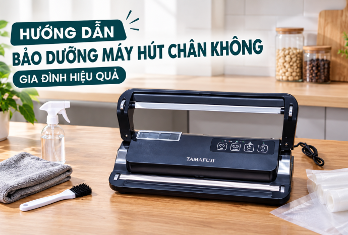 Hướng dẫn bảo dưỡng máy hút chân không gia đình hiệu quả