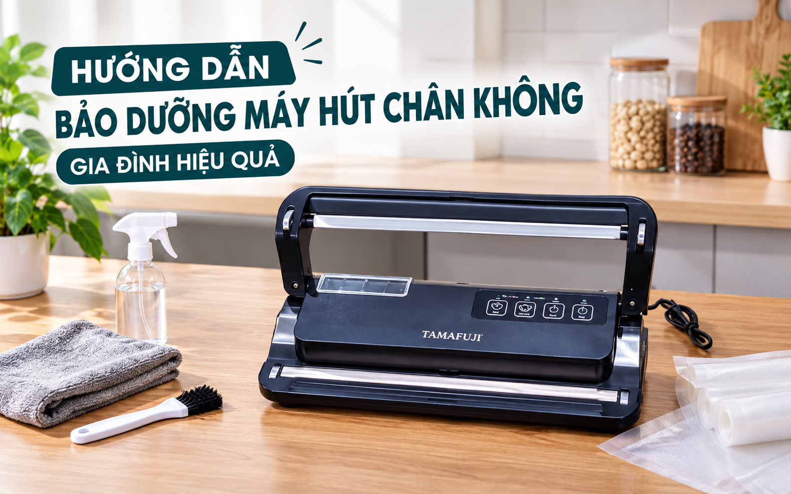Hướng dẫn bảo dưỡng máy hút chân không gia đình
