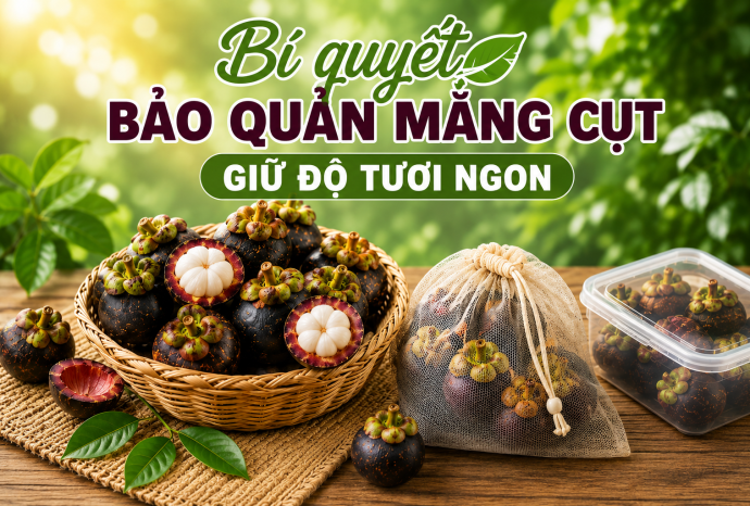 Bí quyết bảo quản măng cụt giữ độ tươi ngon