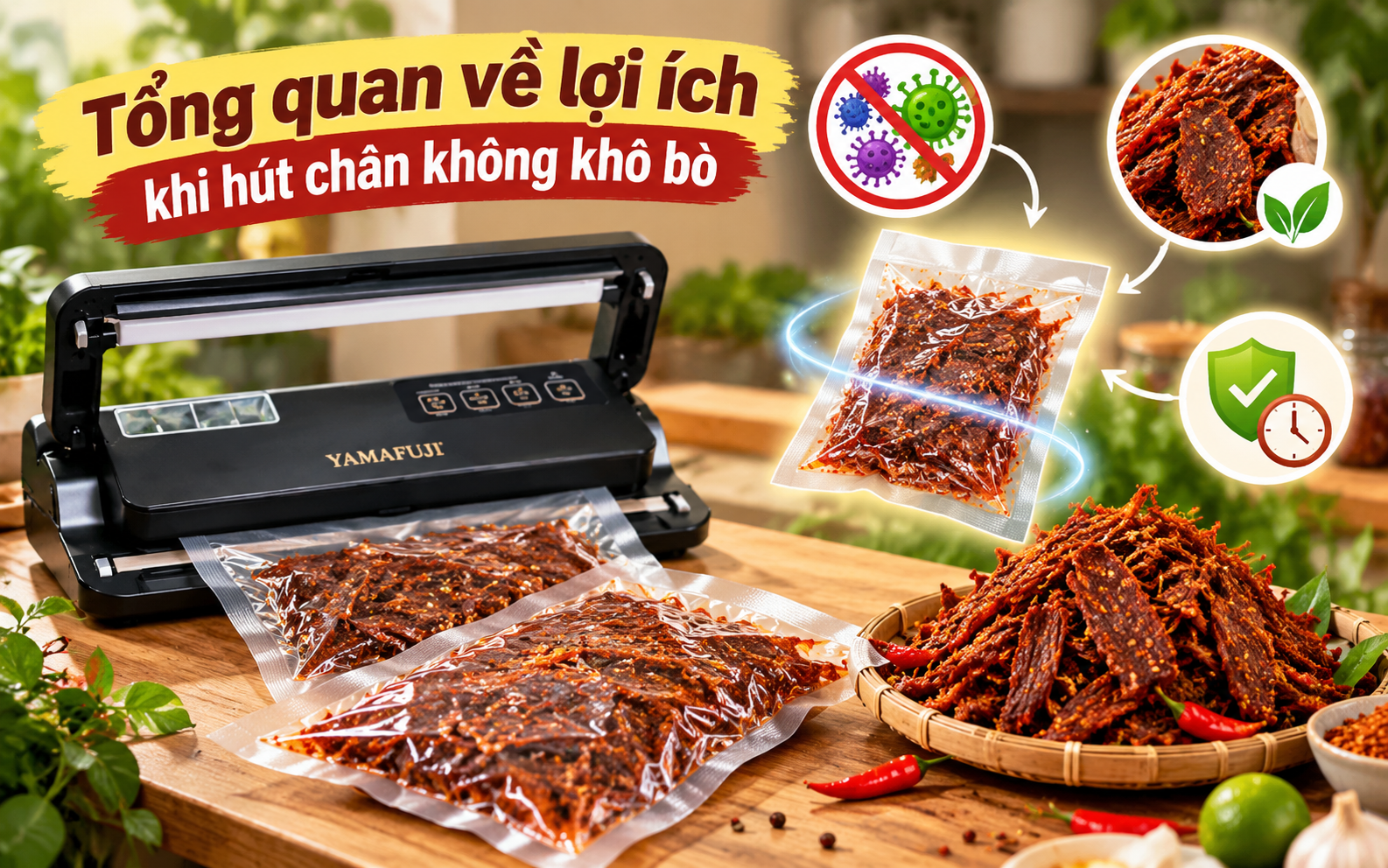 Tổng quan về lợi ích khi hút chân không khô bò
