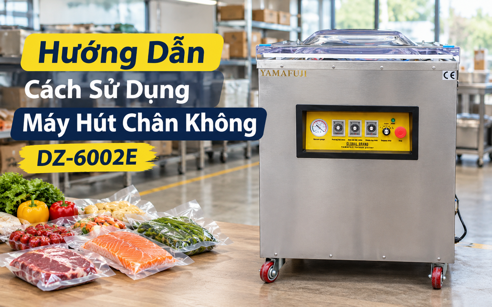 Hướng Dẫn Cách Sử Dụng Máy Hút Chân Không DZ-6002E
