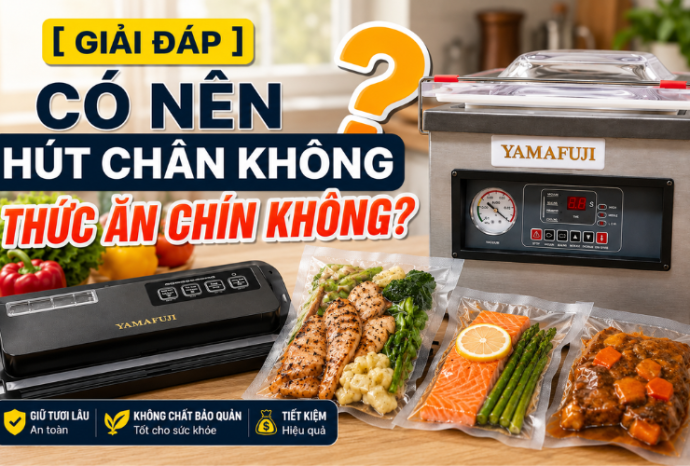 [Giải đáp] có nên hút chân không thức ăn chín không?