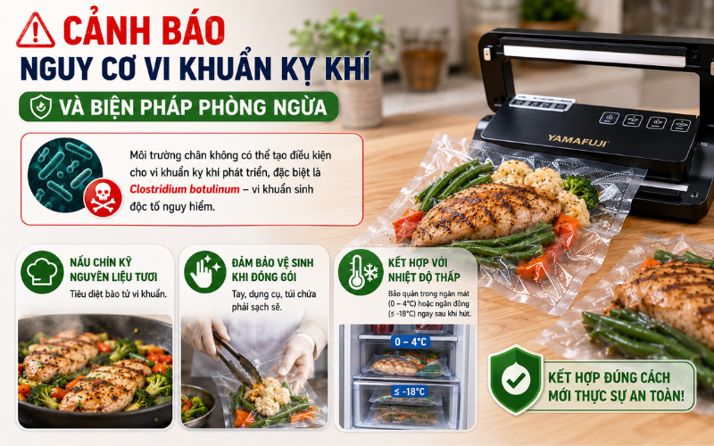 Cảnh báo nguy cơ vi khuẩn kỵ khí và biện pháp phòng ngừa