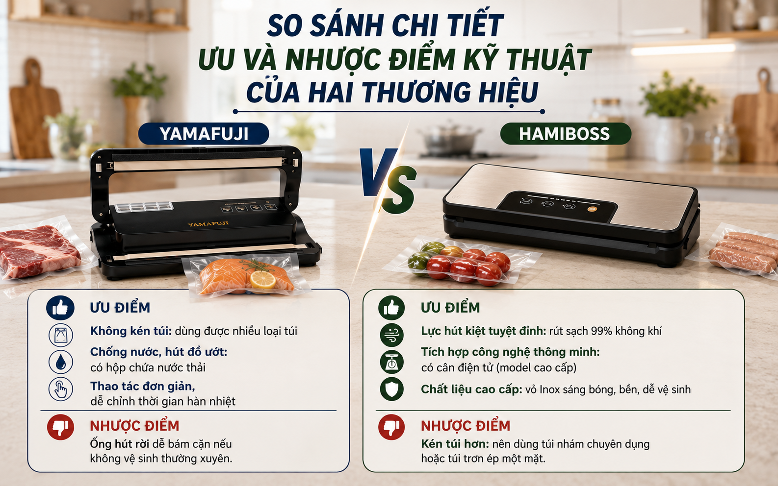 So sánh chi tiết ưu và nhược điểm kỹ thuật của hai thương hiệu