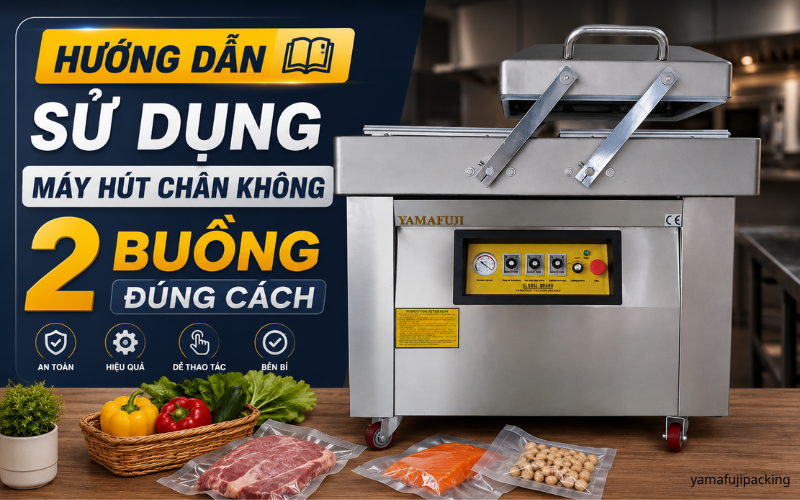 Hướng Dẫn Sử Dụng Máy Hút Chân Không 2 Buồng Đúng Cách