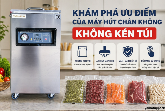 Khám phá ưu điểm của máy hút chân không không kén túi