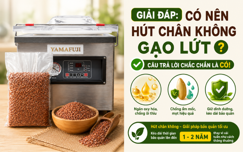 Giải đáp: có nên hút chân không gạo lứt không?