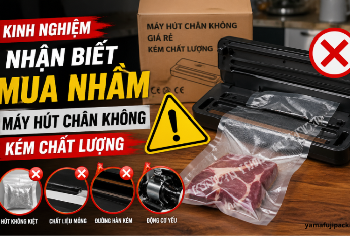 Kinh nghiệm nhận biết mua nhầm máy hút chân không kém chất lượng