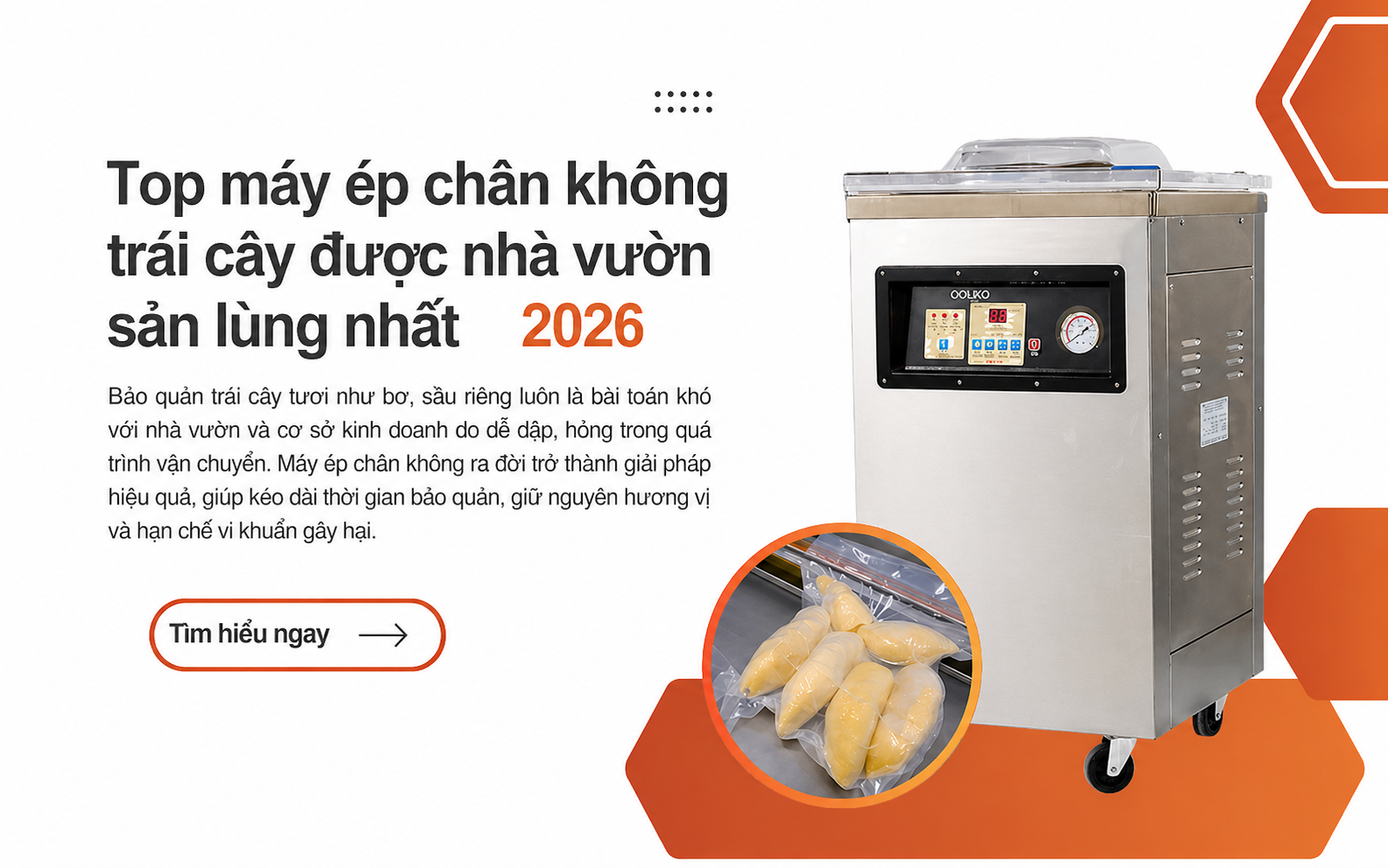 Top máy ép chân không trái cây được săn lùng