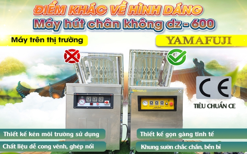 máy hút chân không 1 buồng Yamafuji DZ-6002E
