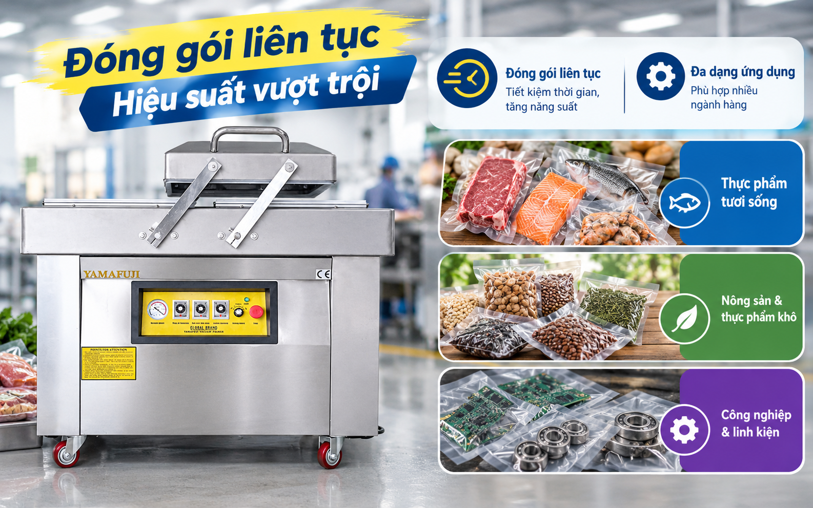 Đánh giá chi tiết khả năng đóng gói liên tục trong thực tế