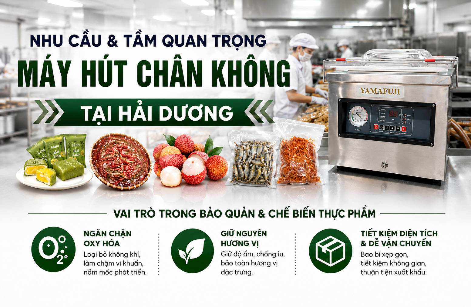 Nhu cầu và tầm quan trọng của máy hút chân không tại Hải Dương