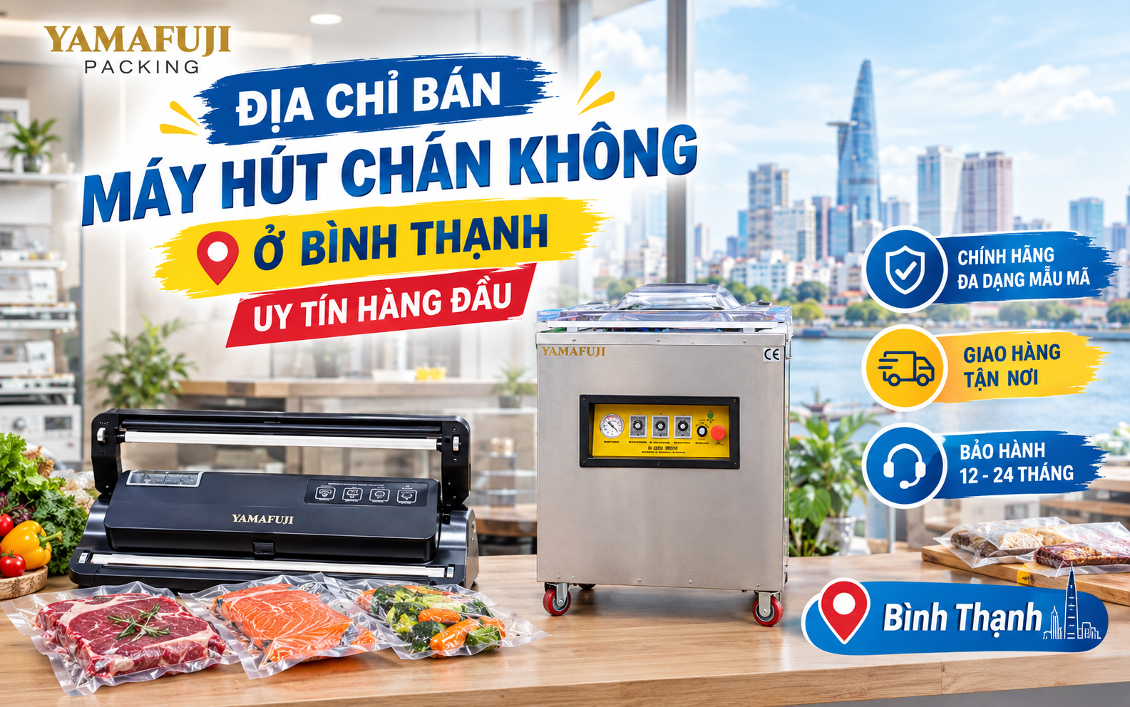 Địa chỉ bán máy hút chân không ở Bình Thạnh uy tín