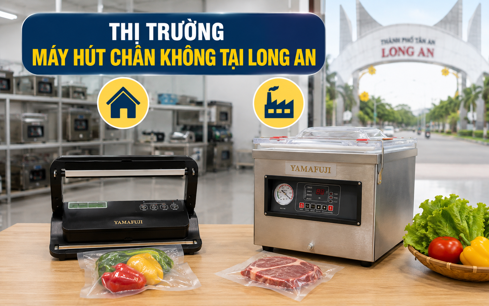 Thị trường máy hút chân không tại Long An