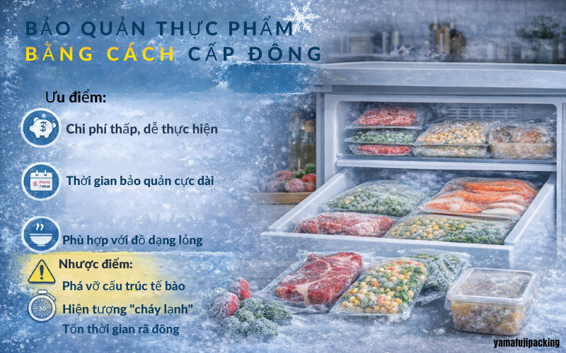 Bảo quản thực phẩm bằng cách cấp đông