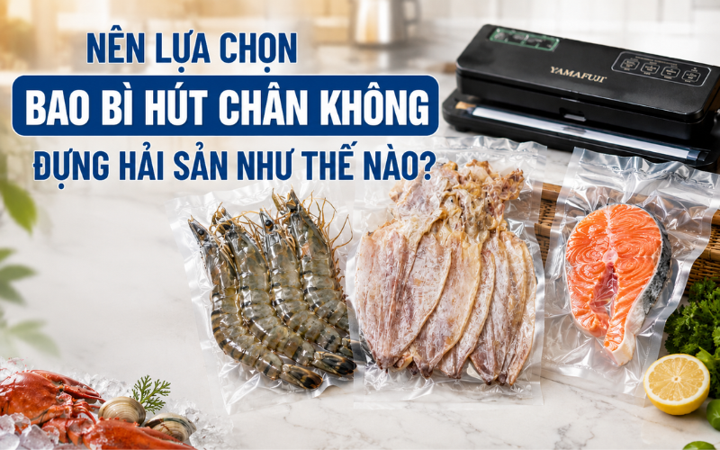 Nên Lựa Chọn Bao Bì Hút Chân Không Đựng Hải Sản Như Thế Nào?