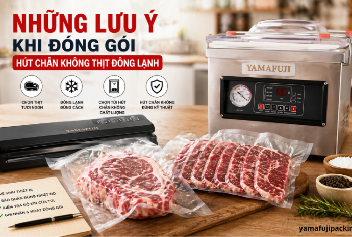 Những Lưu Ý Khi Đóng Gói Hút Chân Không Thịt Đông Lạnh