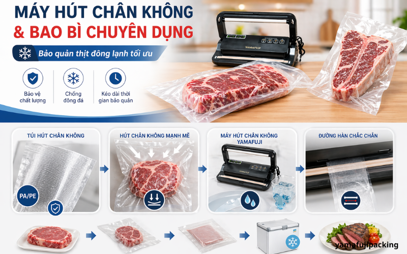 Lựa chọn bao bì và máy hút chân không phù hợp