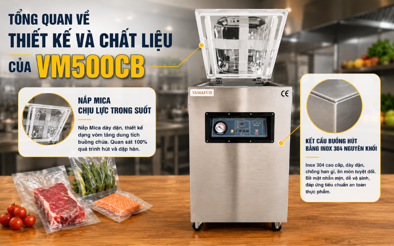 Tổng quan về máy hút chân không VM500CB