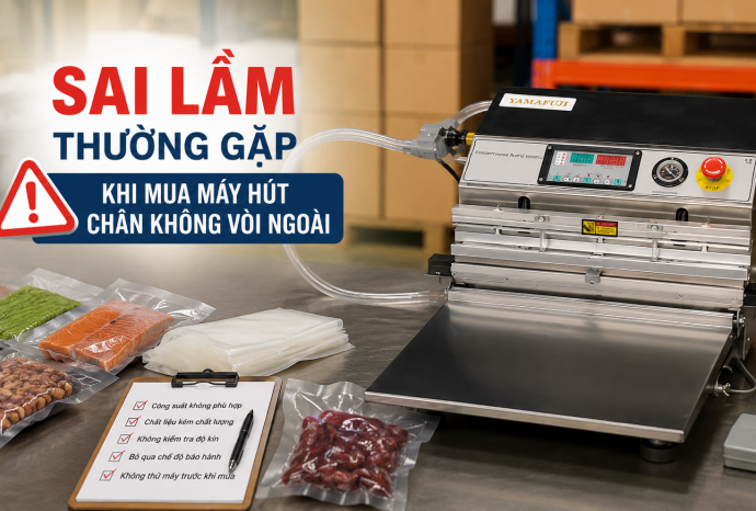 Những sai lầm thường gặp khi mua máy hút chân không vòi ngoài