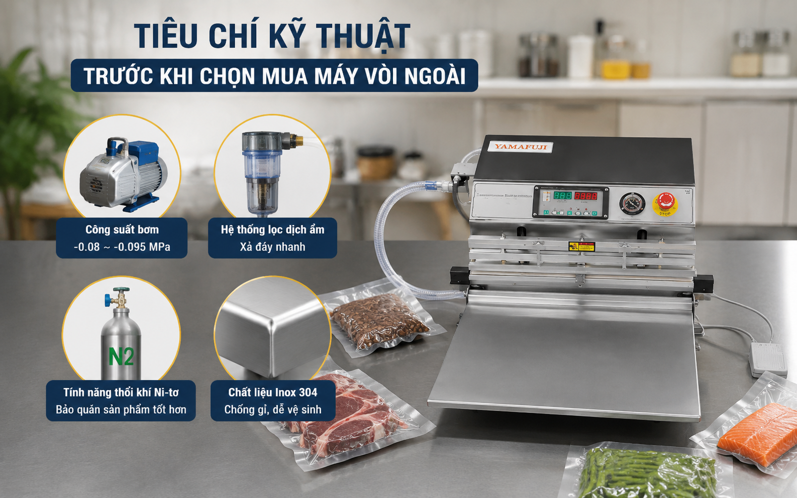 Tiêu chí kỹ thuật cần kiểm tra trước khi chọn mua máy vòi ngoài