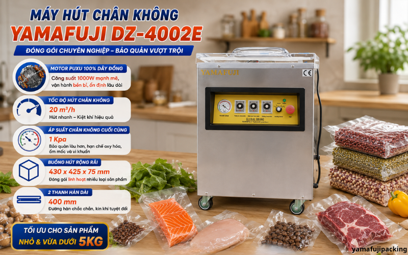 Máy hút chân không Yamafuji DZ-4002E 